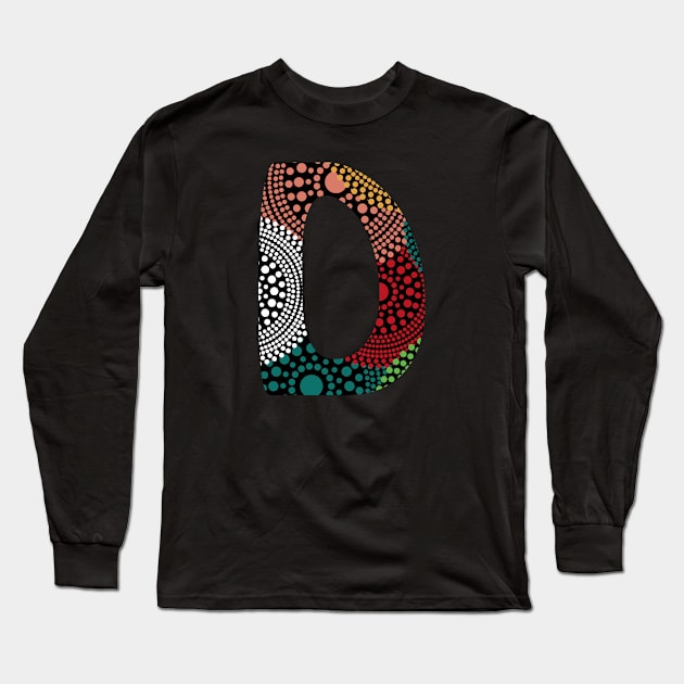 D Aboriginal letter Long Sleeve T-Shirt by Food in a Can